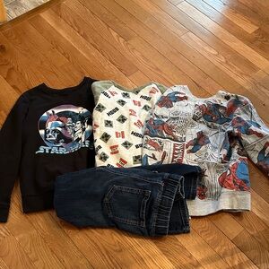 Jumping Beans Kids Sweatshirts - Black, White, and Gray